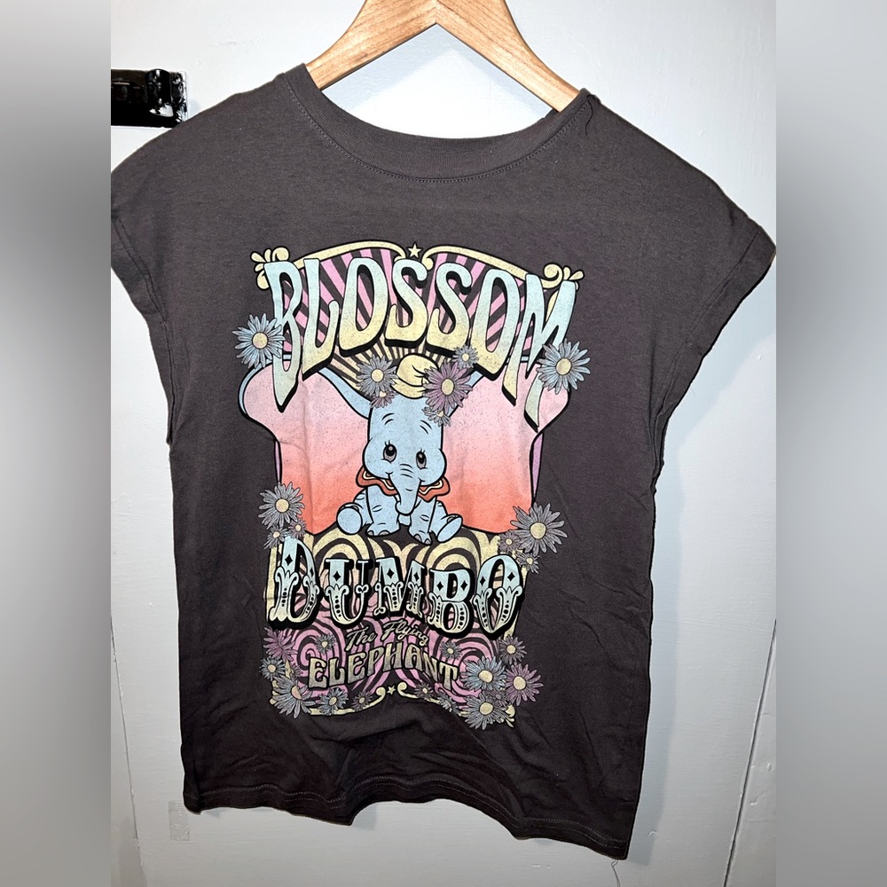 DISNEY Dumbo Heather Grey T Shirt M